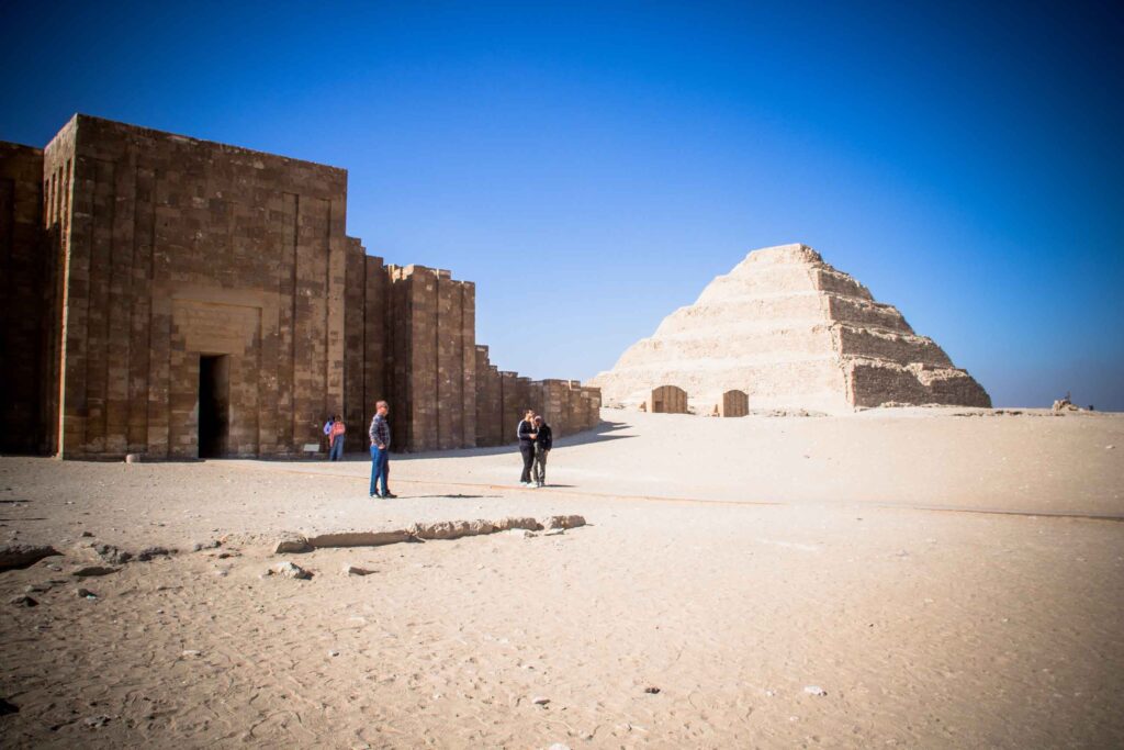 The step Pyramid of Djoser - Saqqara - Cairo